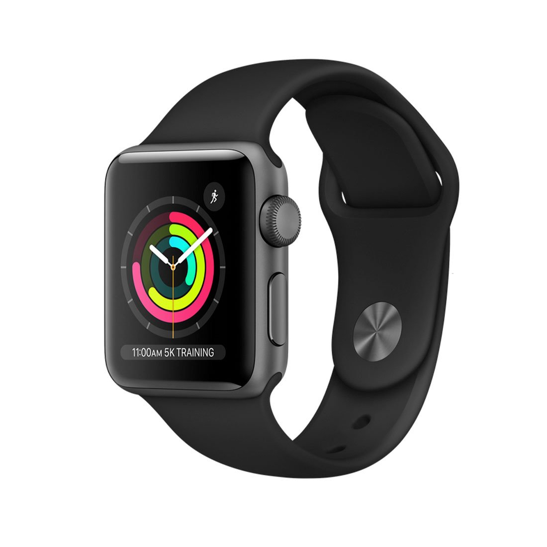 Apple Watch Series 3 GPS, 38mm, kozmická sivá - rozbalené balenie