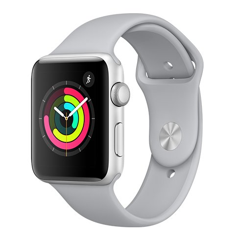 Apple Watch Series 3 GPS, 42mm, kozmická sivá, Trieda C  - použité, záruka 12 mesiacov