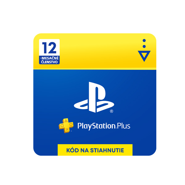 PlayStation Plus 12 mesiacov - darčeková karta SK PlayStation Plus 12 mesiacov - darčeková karta SK
