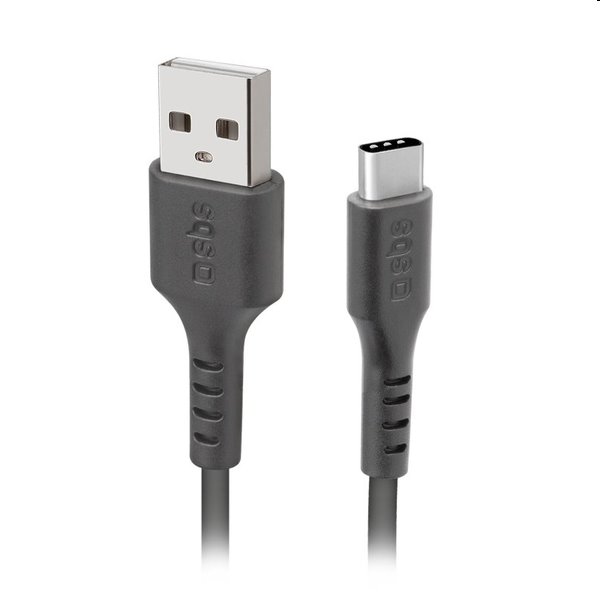 E-shop SBS Kábel USBUSB-C USB 2.0, 1,5 m, čierny TECABLEMICROC15K