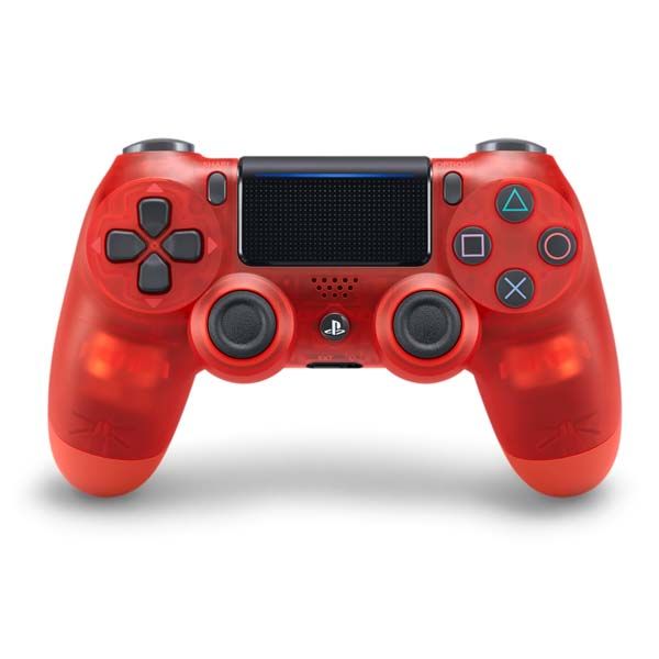 Sony DualShock 4 Wireless Controller v2, translucent red - Použitý tovar, zmluvná záruka 12 mesiacov