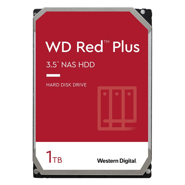 1TB WD Red NAS 3,5"SATAIII5400-720064MB WD10EFRX