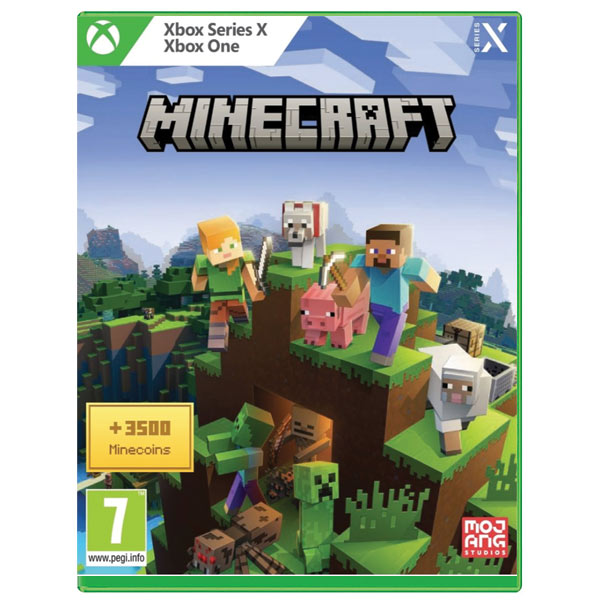 E-shop Minecraft + 3500 Minecoins XBOX Series X