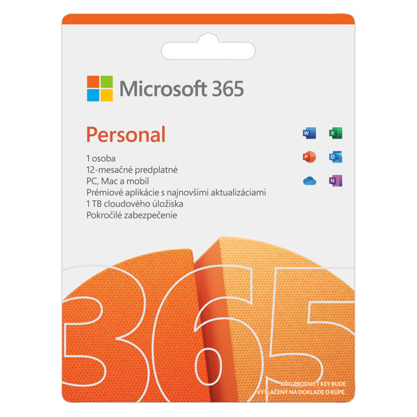 E-shop Microsoft 365 pre jednotlivca - 12 mesiacov