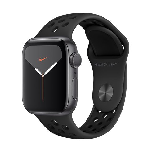 Apple Watch Nike Series 5 GPS, 40mm, kozmická sivá, hliníkové puzdro, Trieda B - použité, záruka 12 mesiacov