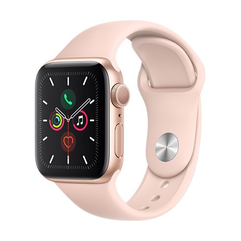 Apple Watch Series 5 GPS, 40mm, ružovozlatá - nový tovar, neotvorené balenie