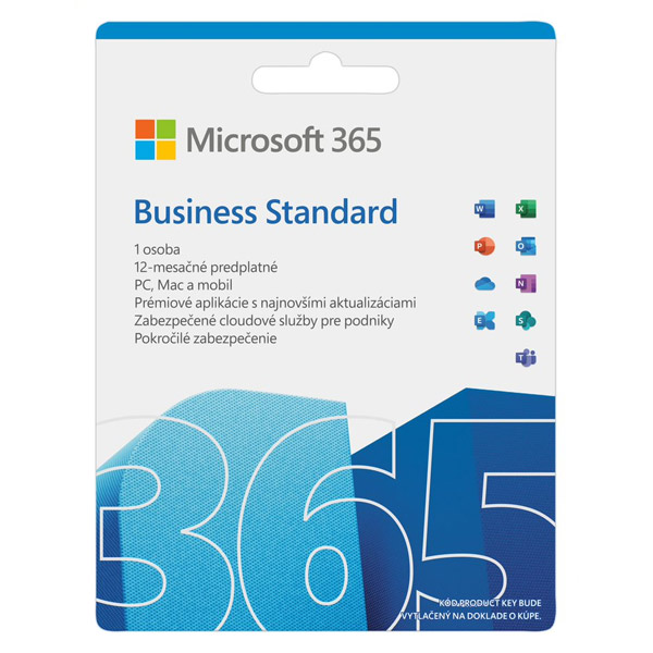 Microsoft 365 Business Standard - 12 mesiacov