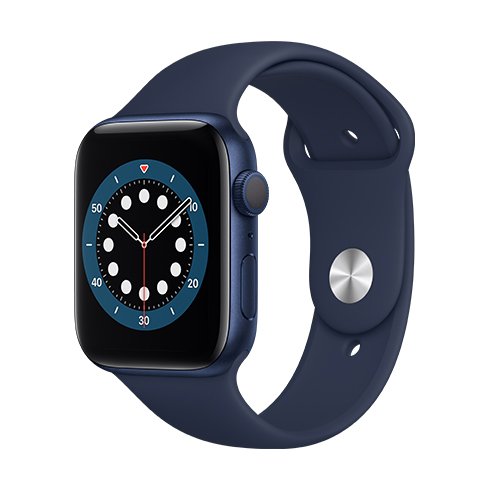 Apple Watch Series 6 GPS, 44mm modrá - rozbalené balenie