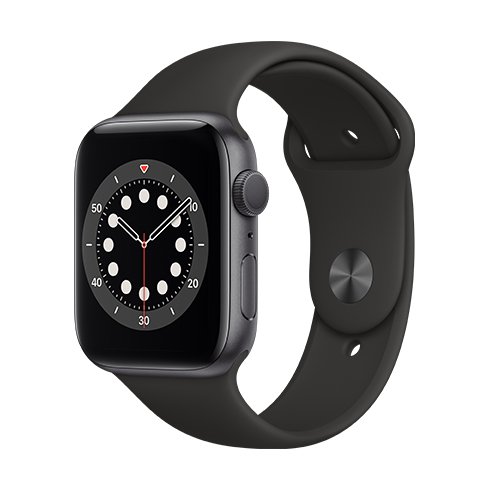 Apple Watch Series 6 GPS, 44mm kozmická sivá, Trieda B - použité, záruka 12 mesiacov