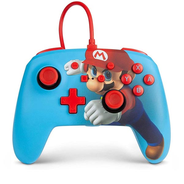 Káblový ovládač PowerA Enhanced pre Nintendo Switch, Mario Punch