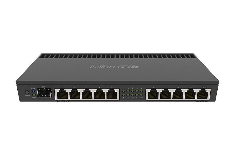 MIKROTIK RouterBOARD 4011iGS+RM + L5 (1,4GHz; 1GB RAM, 10xGLAN, 1xSFP+, LCD, rackmount, power supply)