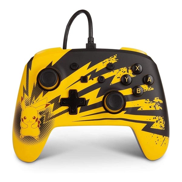 PowerA Enhanced Wired Controller for Nintendo Switch, Lightning Pikachu 1516985-01