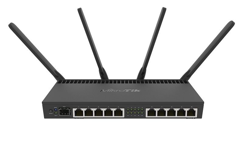 MIKROTIK RouterBOARD 4011iGS+5HacQ2HnD-IN + L5 (1,4GHz; 1GB RAM, 10xGLAN, 1xSFP+, LCD, desktop, power supply)