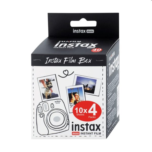 Fotopapier Fujifilm Instax Mini 40 Ks, lesklý Fotopapier Fujifilm Instax Mini 40 Ks, lesklý