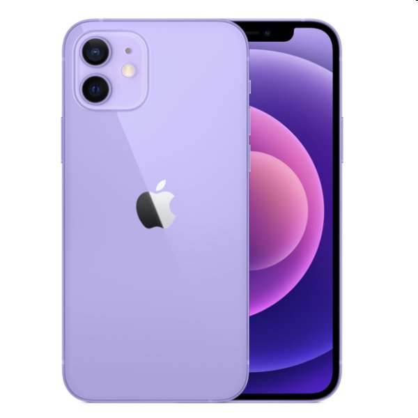 Apple iPhone 12 128GB, purple, Trieda B - použité, záruka 12 mesiacov