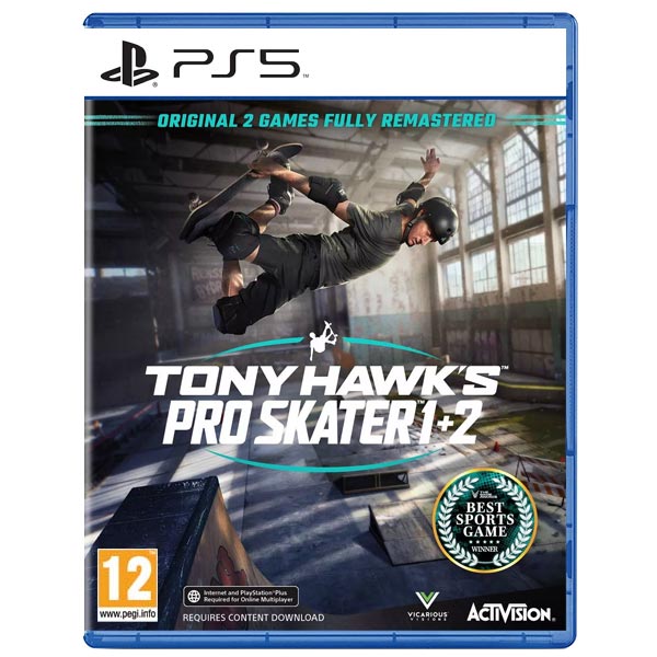 Tony Hawk’s Pro Skater 1+2 [PS5] - BAZÁR (použitý tovar)