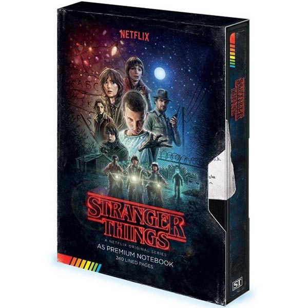 Zápisník VHS Season One A5 Premium (Stranger Things)