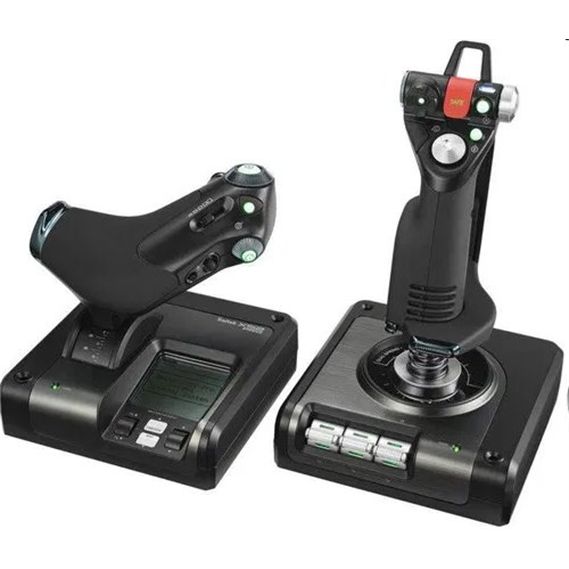 Logitech X52 Professional H.O.T.A.S. - simulačný ovládač s plynovou a ovládacou pákou Logitech X52 Professional H.O.T.A.S. - simulačný ovládač s plynovou a ovládacou pákou
