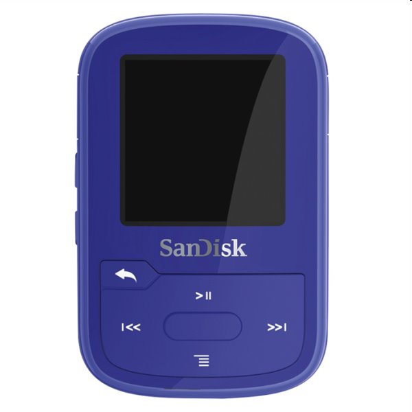 Prehrávač SanDisk MP3 Clip Sport Plus 16 GB, modrý Prehrávač SanDisk MP3 Clip Sport Plus 16 GB, modrý