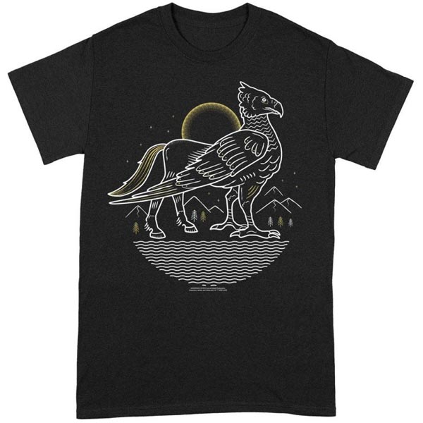 Tričko Buckbeak Line Art T Shirt (Harry Potter) XL