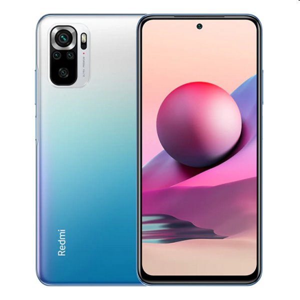 Xiaomi Redmi Note 10S, 6/128GB,  Deep Sea Blue, Trieda A - použité, záruka 12 mesiacov