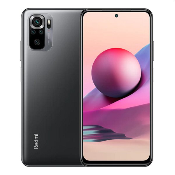 Xiaomi Redmi Note 10S, 6/128GB, Shadow Black, Trieda C - použité, záruka 12 mesiacov