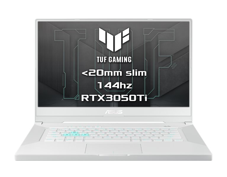 ASUS TUF Dash F15 FX516PE-HN020T i7-11370H, 8GB , 1TB SSD, RTX 3050Ti (4GB), 15,6" FHD IPS, Win10, MoonlightWhite