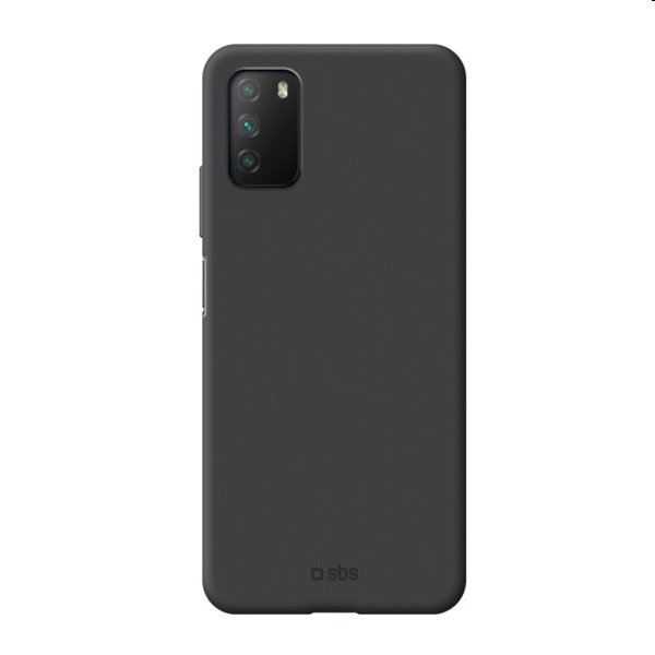 Zadný kryt SBS Sensity pre Xiaomi Redmi 9T/Poco M3, čierna