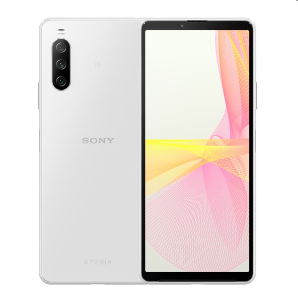 Sony Xperia 10 III, 6/128GB, biela, Trieda A - použité, záruka 12 mesiacov