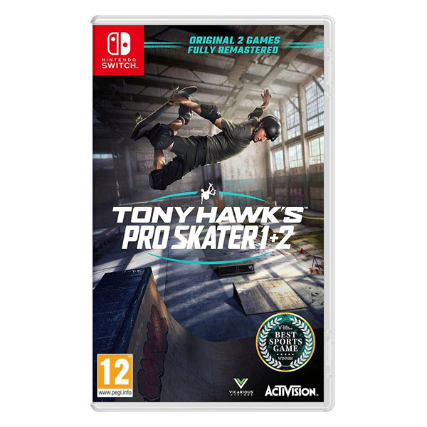 Tony Hawk’s Pro Skater 1+2 [NSW] - BAZÁR (použitý tovar)