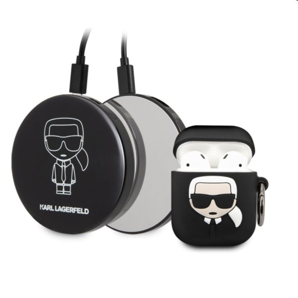 Karl Lagerfeld Iconic bundle - obal a powerbank pre Apple AirPods 1/2 Karl Lagerfeld Iconic bundle - obal a powerbank pre Apple AirPods 1/2