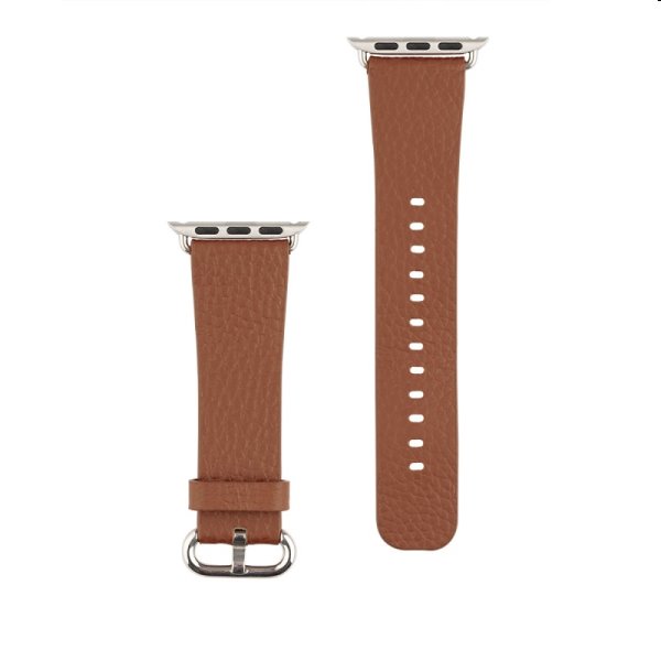 Kožený remienok COTEetCI Leather pre Apple Watch 38/40/41mm, hnedý