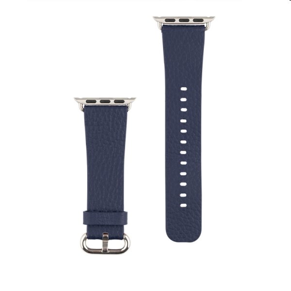 Kožený remienok COTEetCI Leather pre Apple Watch 38/40/41mm, modrý