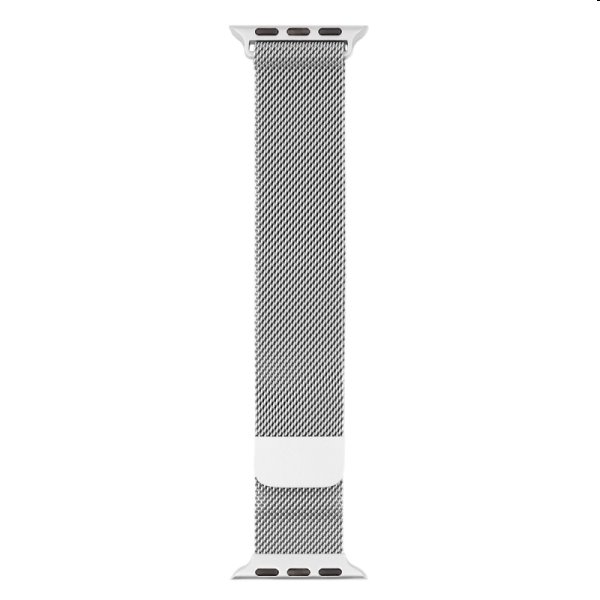 Nerezový remienok COTEetCI Milanese loop pre Apple Watch 38/40/41mm, strieborný Nerezový remienok COTEetCI Milanese loop pre Apple Watch 38/40/41mm, strieborný
