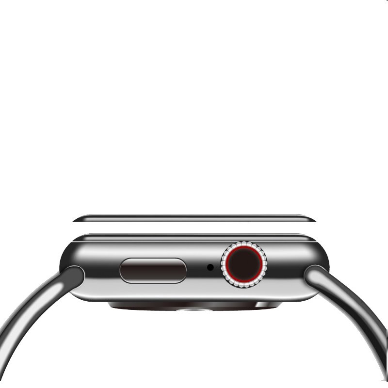 Ochranné sklo COTEetCI s 4D okrajom pre Apple Watch 4/5 40mm, čierne