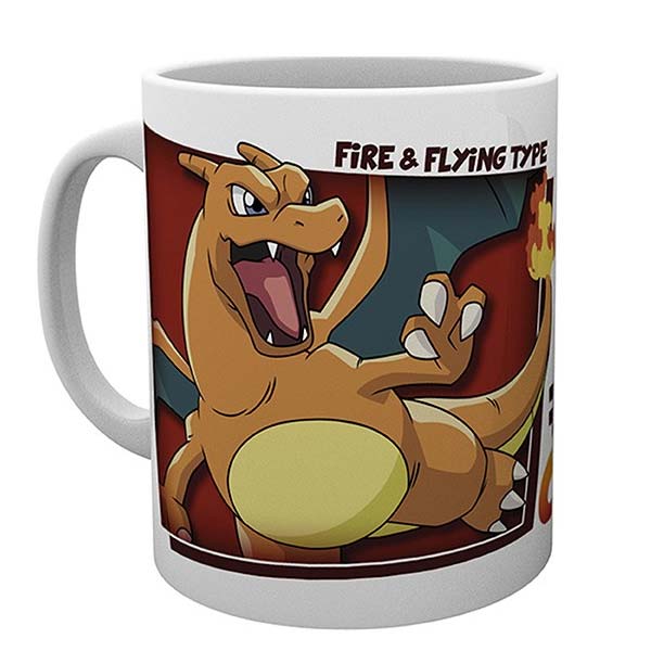 Šálka Charizard Fire and Flying Type (Pokémon)