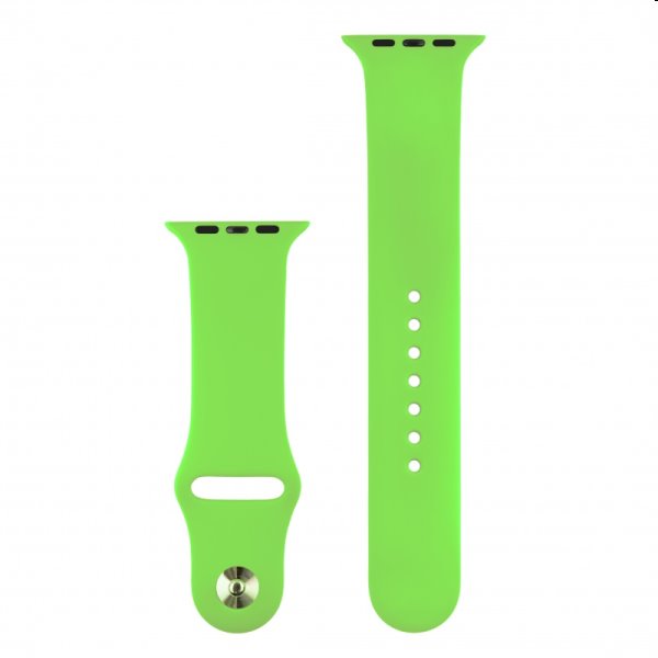Silikónový remienok COTEetCI pre Apple Watch 42/44/45mm, zelený