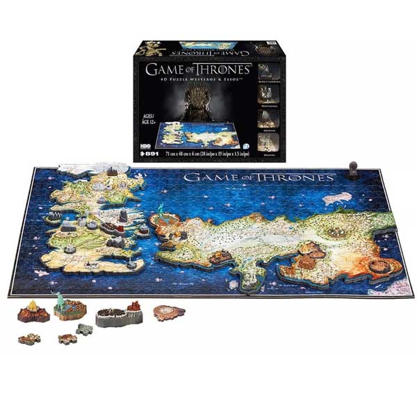 4D Puzzle Westeros and Essos (Game of Thrones) PlayGoSmart