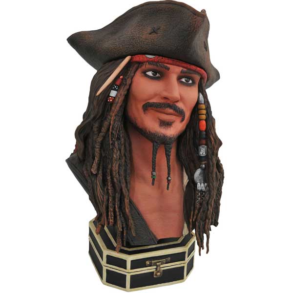 Busta Legends in 3D Movie Jack Sparrow 1/2