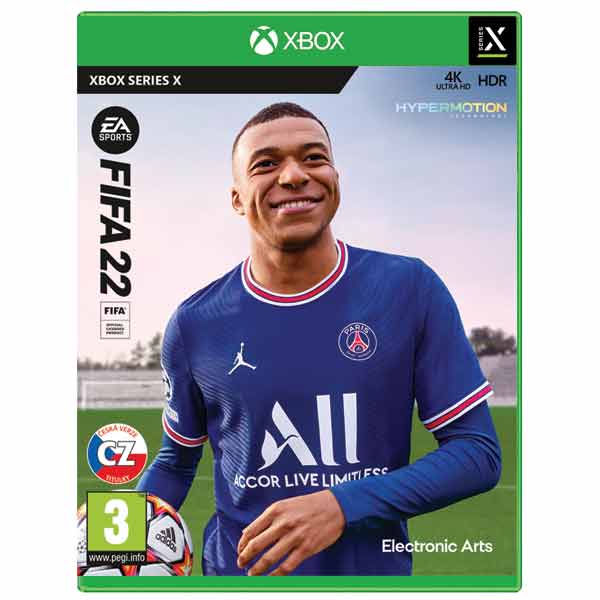 E-shop FIFA 22 CZ XBOX Series X