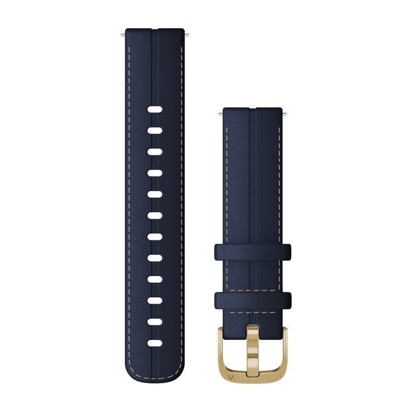 E-shop Garmin Quick Release kožený remienok 18 mm, navylight gold 010-12932-08