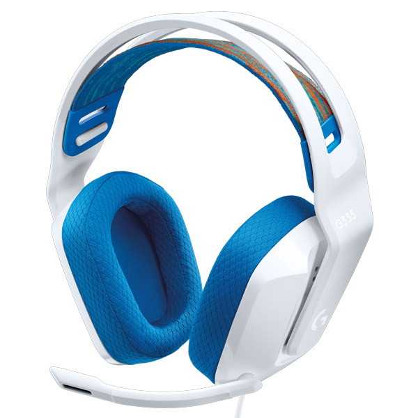 Herné slúchadlá Logitech G335 Wired, white