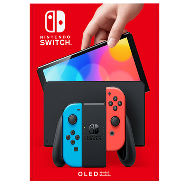 Nintendo Switch (OLED Model), neon - BAZÁR (použitý tovar, zmluvná záruka 12 mesiacov)