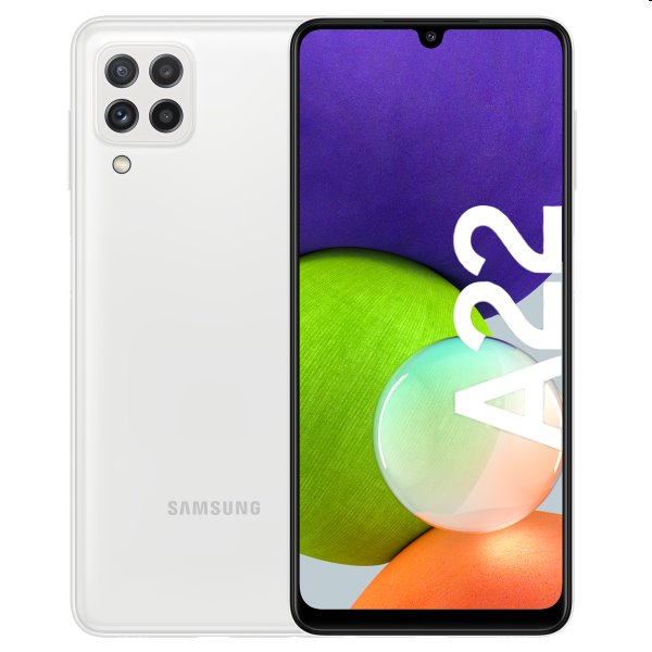 Samsung Galaxy A22, 4/64GB, biela, nový tovar, neotvorené balenie