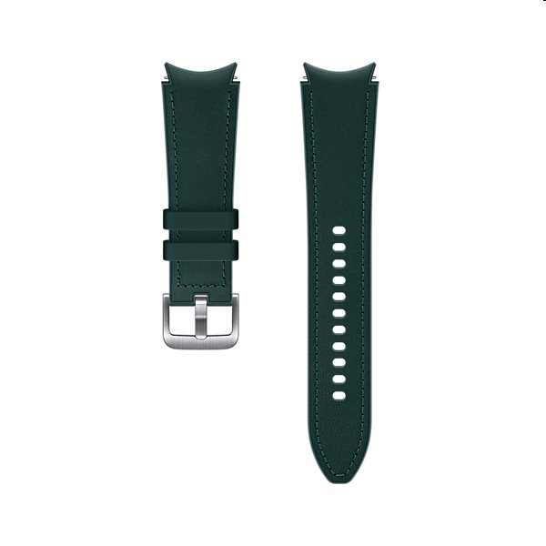 Náhradný hybridný kožený remienok pre Samsung Galaxy Watch4 (veľkosť S/M), green