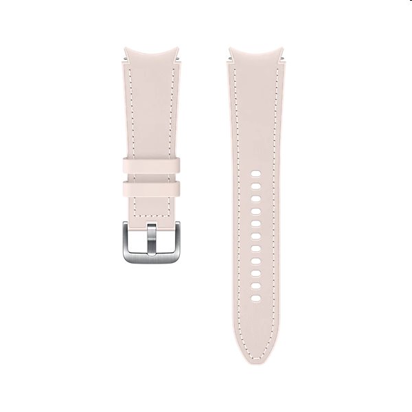Náhradný hybridný kožený remienok pre Samsung Galaxy Watch4 (veľkosť S/M), pink