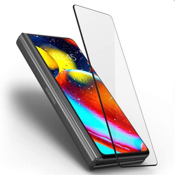 E-shop Ochranné sklo Spigen pre Samsung Galaxy Z Fold3, čierna AGL03732