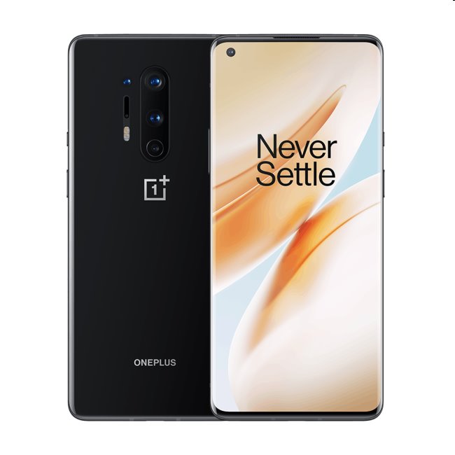 OnePlus 8 Pro, 8/128GB, Onyx Black, Trieda A - použité, záruka 12 mesiacov