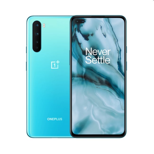 OnePlus Nord, 8GB/128GB, Dual SIM, Blue Marble, Trieda A - použité, záruka 12 mesiacov
