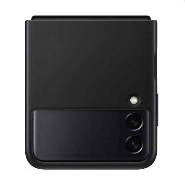 Puzdro Leather Cover pre Samsung Galaxy Z Flip3, black
